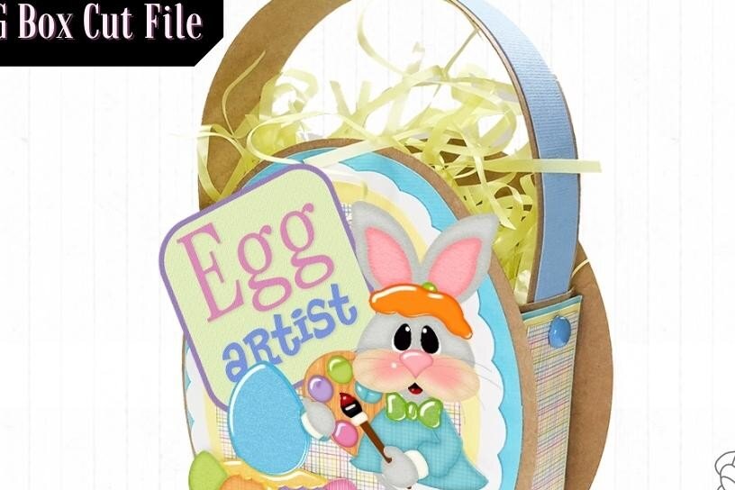 Σετ των 2 Intra απο ξύλο plywood 3mm-4mm πάχος - Κουτί σε σχήμα αυγού Δίασταση 15x15 cm INTRAFABR-26121459