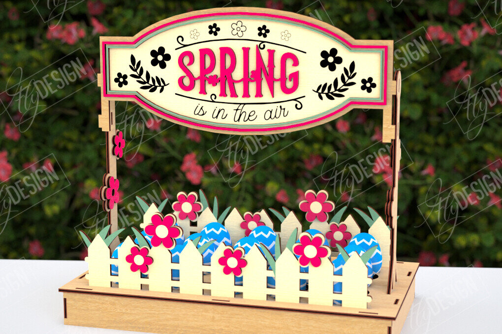 Σετ των 2 Intra απο ξύλο plywood 3mm-4mm πάχος - Στάση αυγών για το πασχαλινό πακέτο | Αυγοθήκη Δίασταση 15x15 cm INTRAFABR-118280445