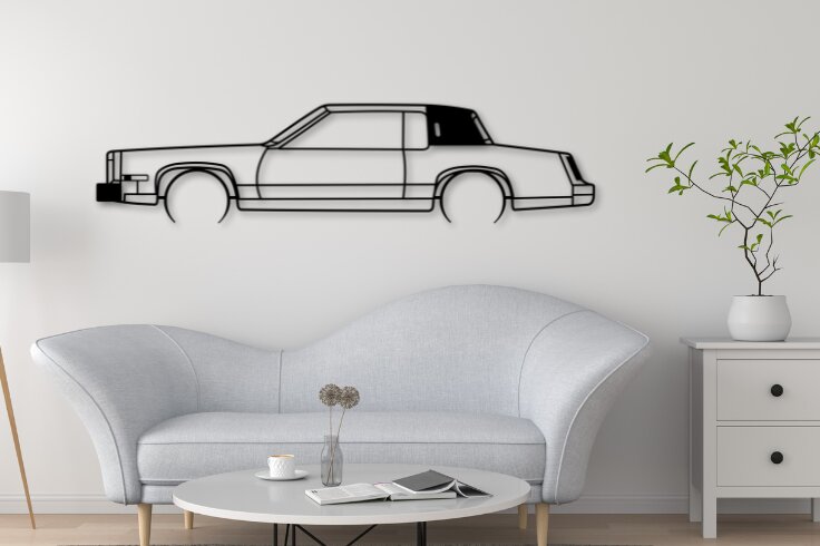 Σετ των 2 Intra απο ξύλο plywood 3mm-4mm πάχος - Eldorado Laser Cut Car Silhouette Dxf Δίασταση 20x20 cm INTRAFABR-112499659