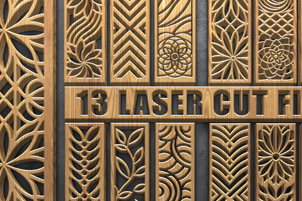 Intra απο ξύλο plywood 3mm-4mm πάχος - Κομψά πάνελ με λουλούδια και σχέδια Δίασταση 3600x5400 cm INTRAFABR-122880493