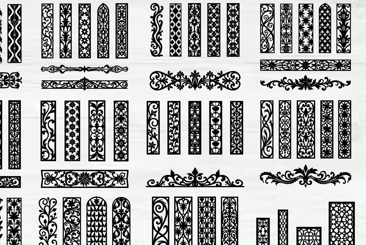 Intra απο ξύλο plywood 3mm-4mm πάχος - Κομψά σχέδια πάνελ κοπής με λέιζερ Δίασταση 30x30 cm INTRAFABR-125204489