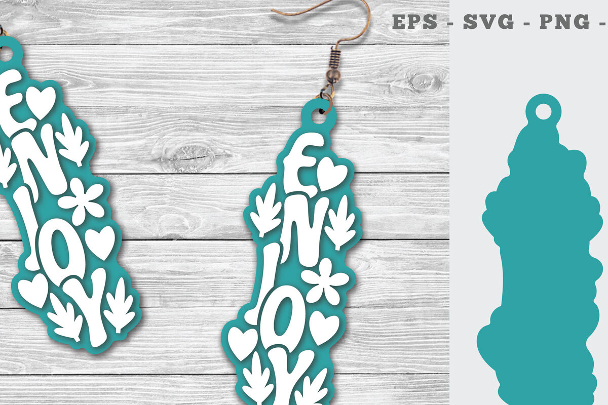 Σετ των 3 Intra απο ξύλο plywood 3mm-4mm πάχος - Απολαύστε Lasercut Earrings  Δίασταση 3x3 cm INTRAFABR-111697962