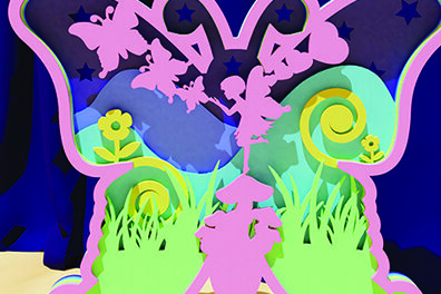 Intra απο ξύλο plywood 3mm-4mm πάχος - Fairy 3D, Πρότυπα κοπής με λέιζερ Δίασταση 30x20 cm INTRAFABR-16217747