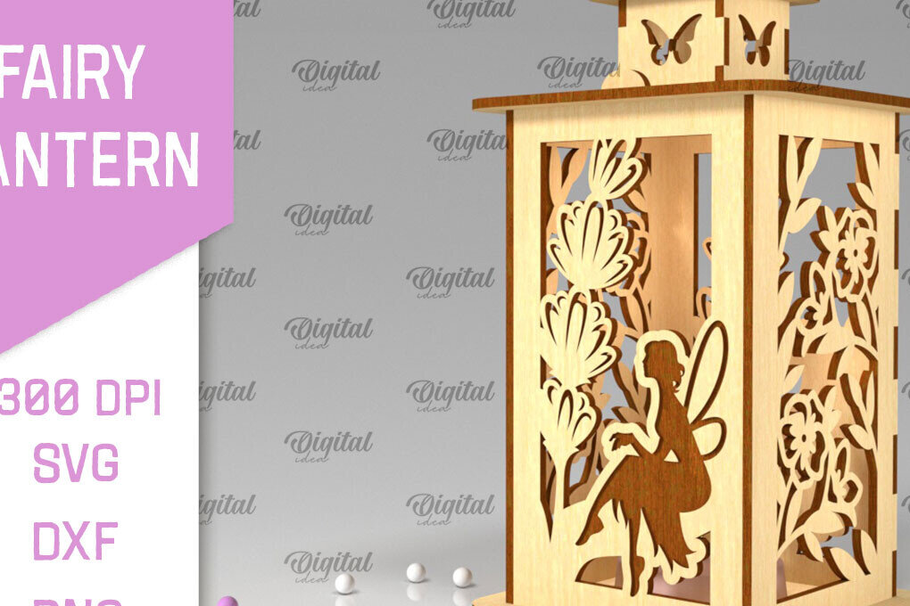 Intra απο ξύλο plywood 3mm-4mm πάχος - Fairy LaserCut. Fairy Design  Δίασταση 30x20 cm INTRAFABR-100296211