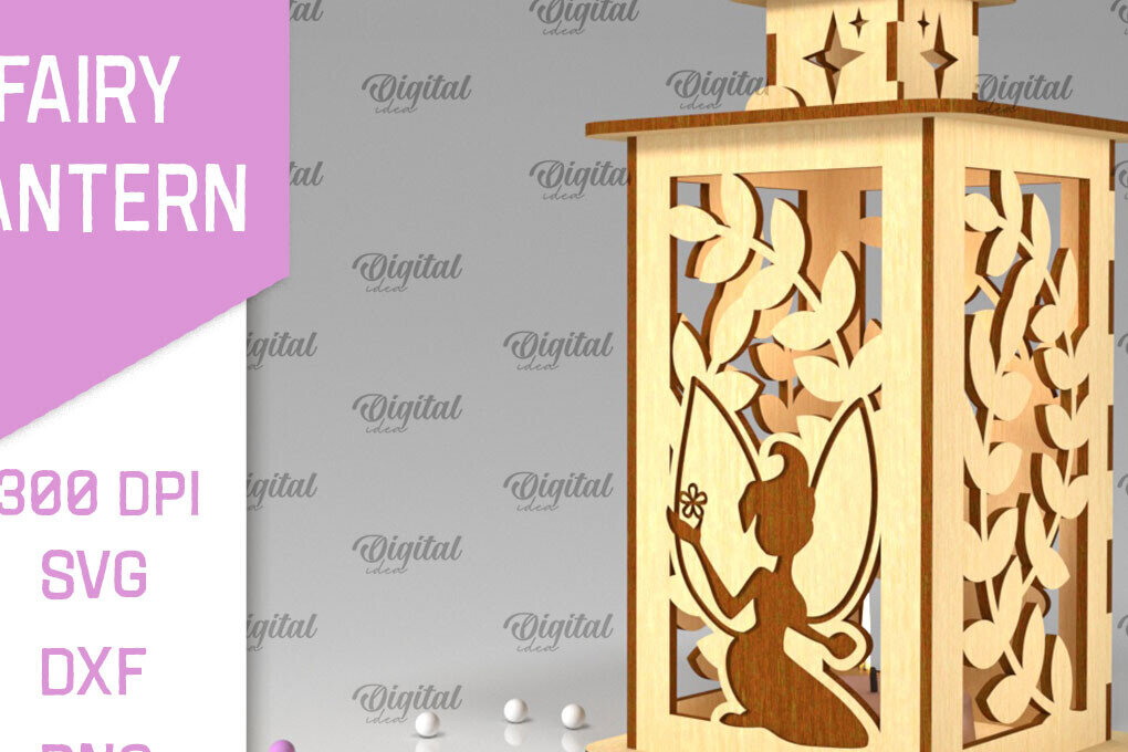 Intra απο ξύλο plywood 3mm-4mm πάχος - Fairy LaserCut. Fairy Design  Δίασταση 30x20 cm INTRAFABR-100296113