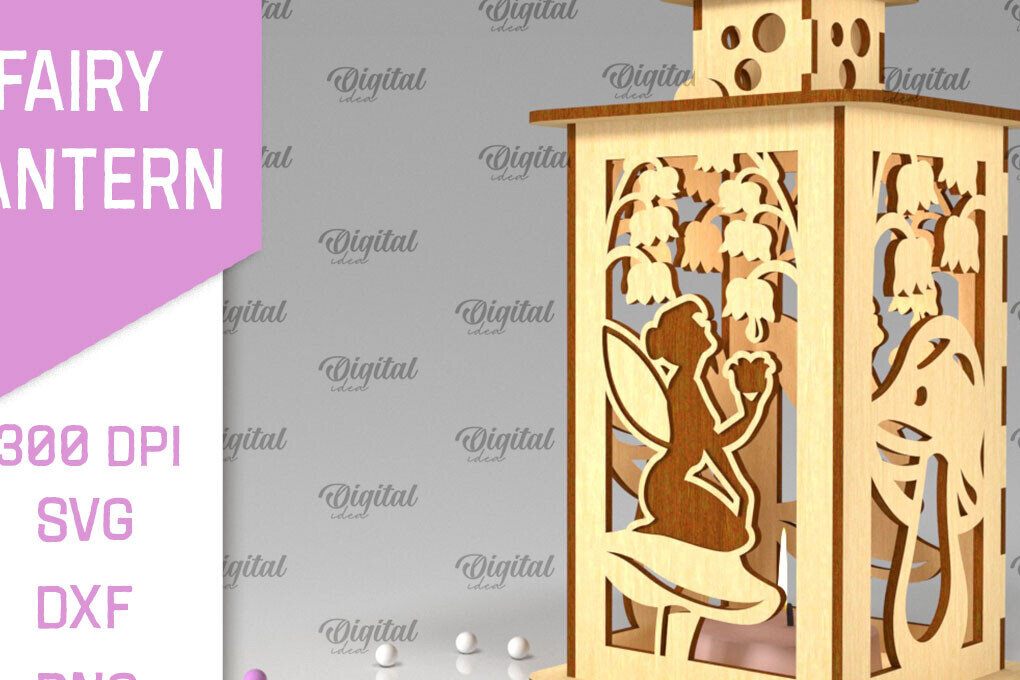 Intra απο ξύλο plywood 3mm-4mm πάχος - Fairy LaserCut. Fairy Design  Δίασταση 30x20 cm INTRAFABR-100296169