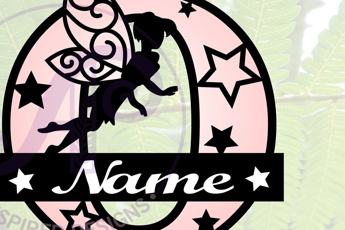 Intra απο ξύλο plywood 3mm-4mm πάχος - Fairy Letter O Μονόγραμμα  Cut  Δίασταση 30x20 cm INTRAFABR-69041159