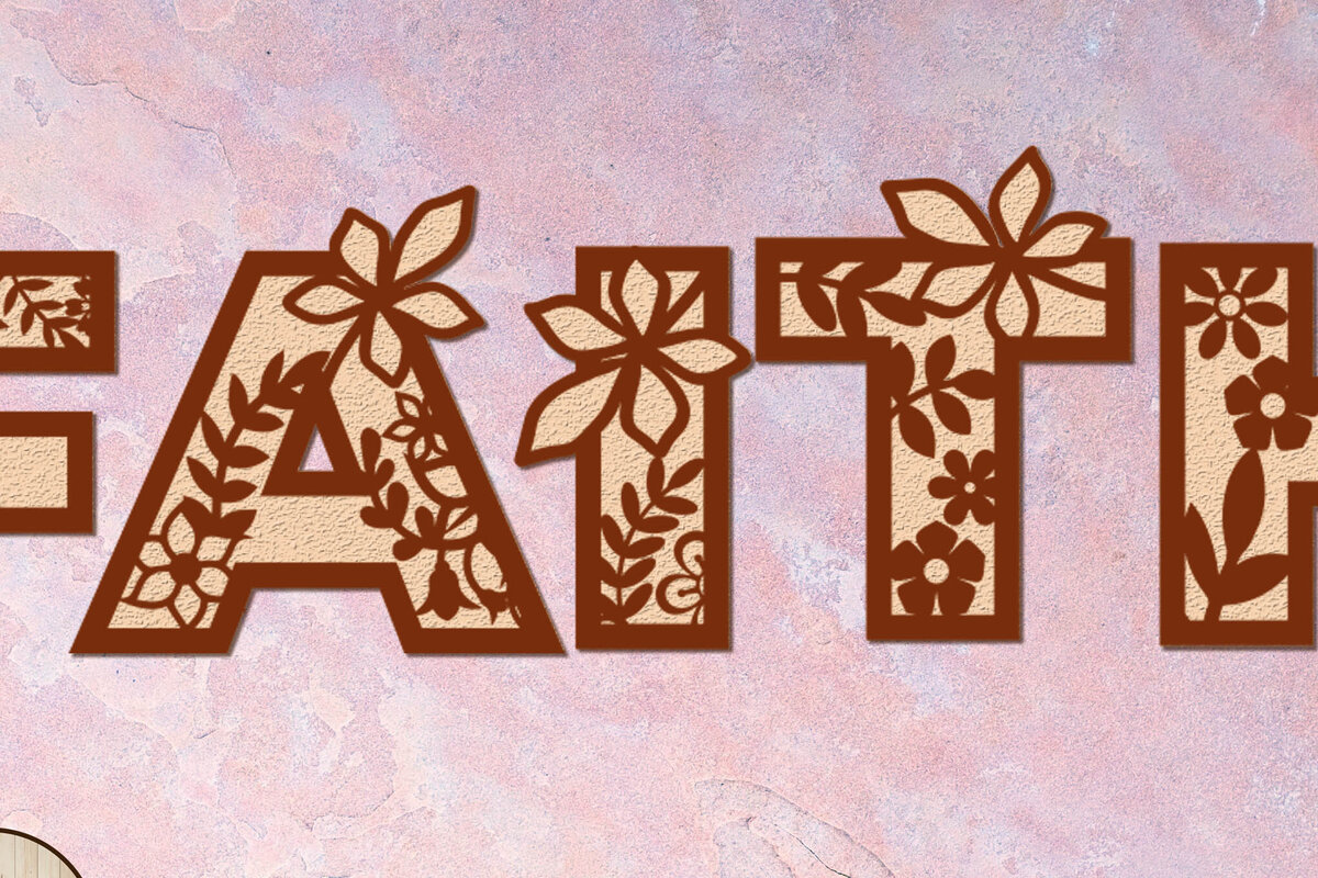 Σετ των 2 Intra απο ξύλο plywood 3mm-4mm πάχος - Faith Layered Wall Panel Δίασταση 6x12 cm INTRAFABR-102808731