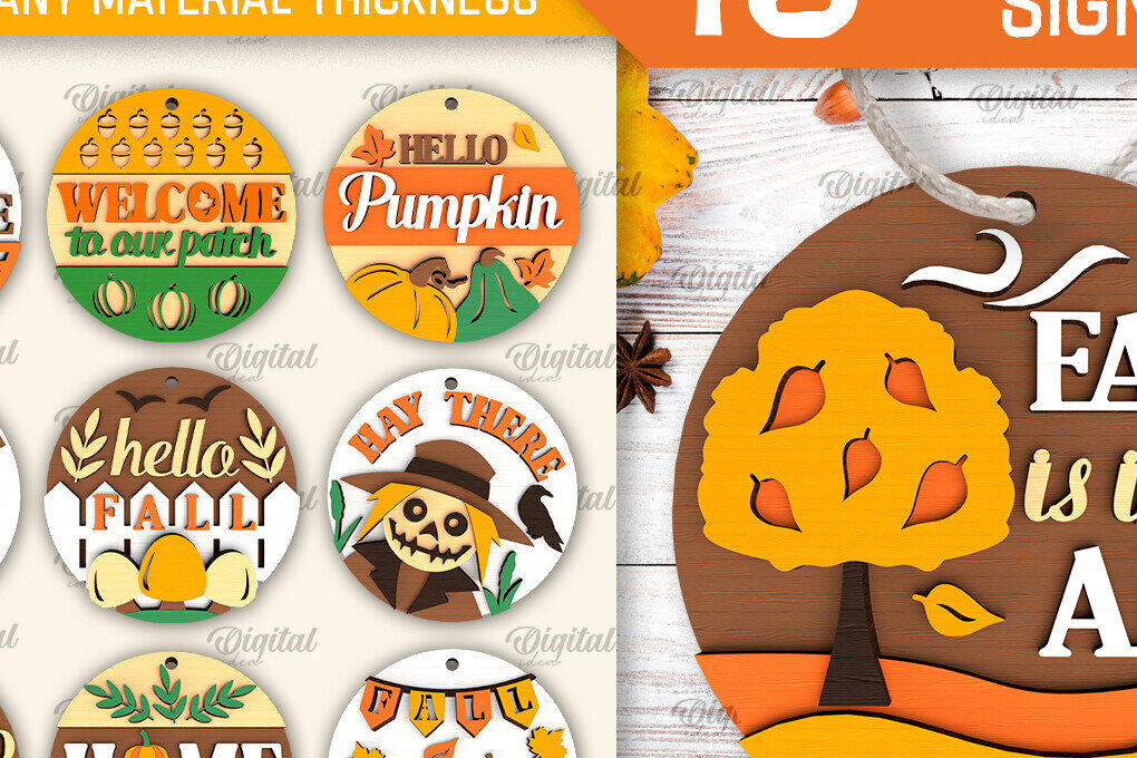 Intra απο ξύλο plywood 3mm-4mm πάχος - Πακέτο κοπής με λέιζερ στρογγυλών πινακίδων πτώσης Δίασταση 30x20 cm INTRAFABR-103247537