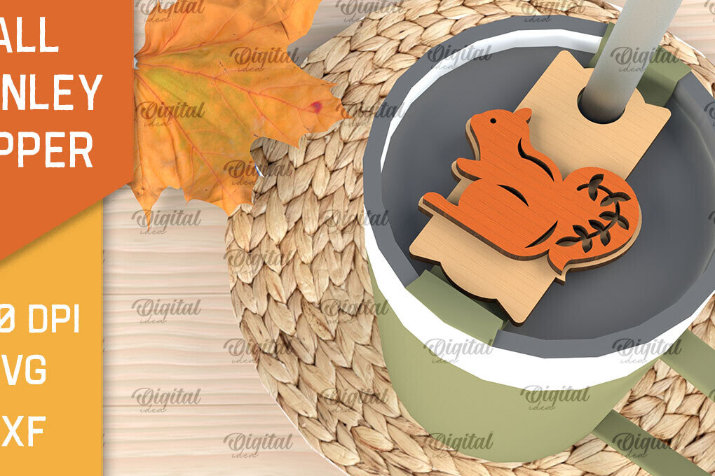 Intra απο ξύλο plywood 3mm-4mm πάχος - Fall Stanley Topper Laser Cut Design Δίασταση 30x20 cm INTRAFABR-103941575