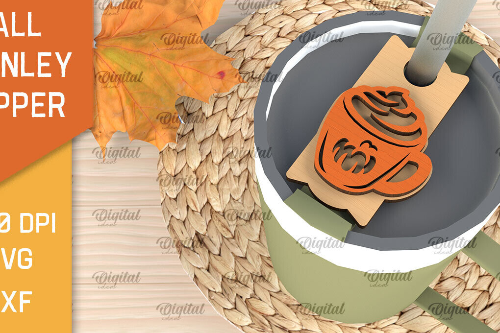 Intra απο ξύλο plywood 3mm-4mm πάχος - Fall Stanley Topper Laser Cut Design Δίασταση 30x20 cm INTRAFABR-103941811