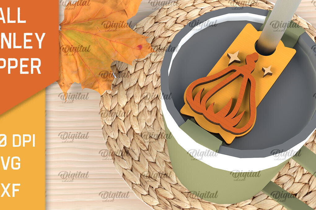 Intra απο ξύλο plywood 3mm-4mm πάχος - Fall Stanley Topper Laser Cut Design Δίασταση 30x20 cm INTRAFABR-103942566