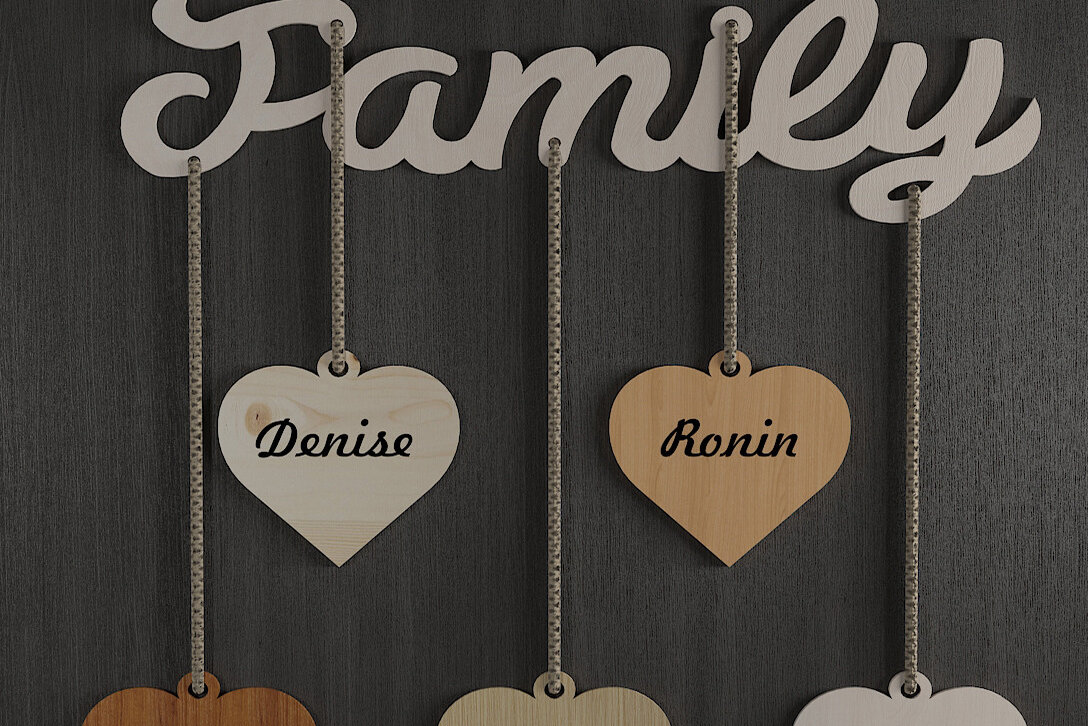 Intra απο ξύλο plywood 3mm-4mm πάχος - Οικογενειακό ημερολόγιο εορτασμών γενεθλίων 273 Δίασταση 30x20 cm INTRAFABR-50471410