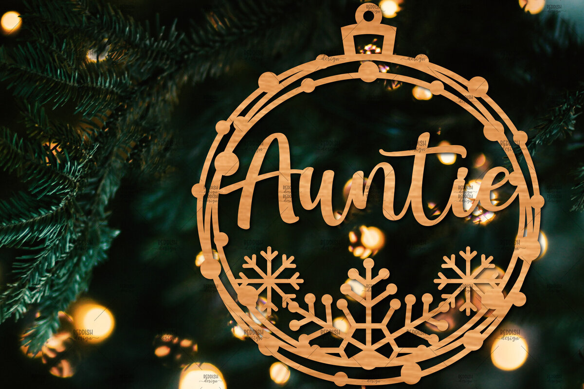 Σετ των 3 Intra απο ξύλο plywood 3mm-4mm πάχος - Οικογενειακή Χριστουγεννιάτικη Διακόσμηση Laser Cut  Δίασταση 20x20 cm INTRAFABR-107178787