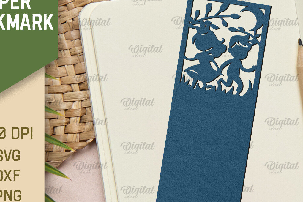 Σετ των 2 Intra απο ξύλο plywood 3mm-4mm πάχος - Χαρτί φαντασίας σελιδοδείκτης Χαρτί κοπής Δίασταση 5x20 cm INTRAFABR-91350962