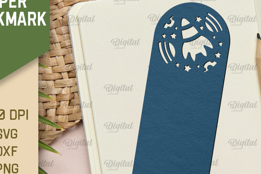 Σετ των 2 Intra απο ξύλο plywood 3mm-4mm πάχος - Χαρτί φαντασίας σελιδοδείκτης Χαρτί κοπής Δίασταση 5x20 cm INTRAFABR-91350689