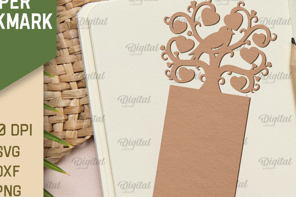 Σετ των 2 Intra απο ξύλο plywood 3mm-4mm πάχος - Χαρτί φαντασίας σελιδοδείκτης Χαρτί κοπής Δίασταση 5x20 cm INTRAFABR-91350716