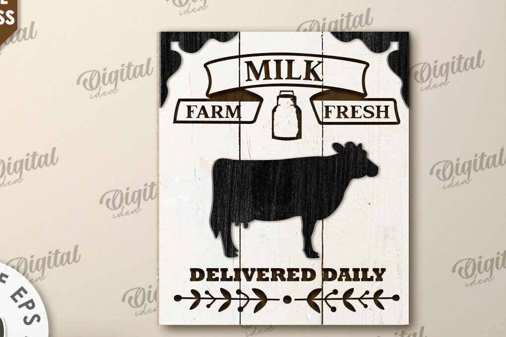 Intra απο ξύλο plywood 3mm-4mm πάχος - Farmer's Wall Decor Cut Laser. Σημάδι σπιτιού Δίασταση 30x20 cm INTRAFABR-117109266