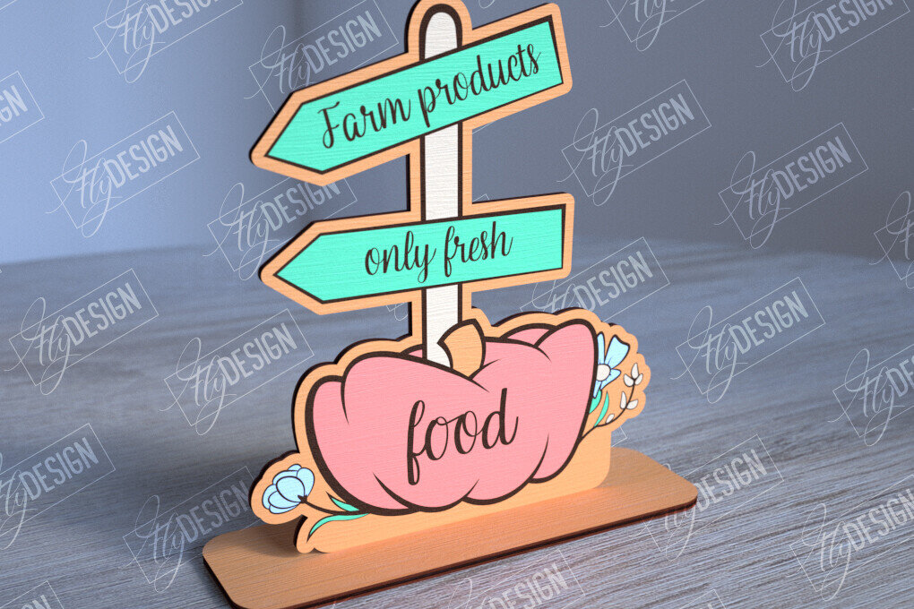 Σετ των 2 Intra απο ξύλο plywood 3mm-4mm πάχος - Διακόσμηση αγροικίας | Περίπτερο αγροικίας | CNC Δίασταση 30x20 cm INTRAFABR-102959910