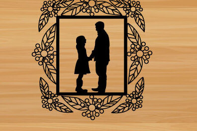 Intra απο ξύλο plywood 3mm-4mm πάχος - Μεταλλική διακόσμηση τοίχου με λέιζερ για την ημέρα του πατέρα Δίασταση 40x50 cm INTRAFABR-72833559