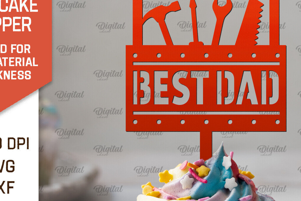 Intra απο ξύλο plywood 3mm-4mm πάχος - Τούρτα για την Ημέρα του Πατέρα  Δίασταση 30x20 cm INTRAFABR-96135235