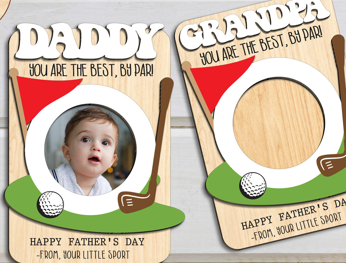 Σετ των 2 Intra απο ξύλο plywood 3mm-4mm πάχος -  περικοπής  για την Ημέρα του Πατέρα Δίασταση 20x25 cm INTRAFABR-98286492