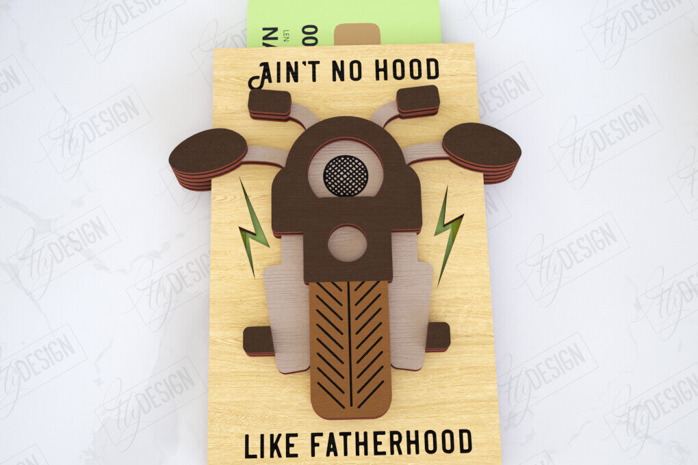 Σετ των 2 Intra απο ξύλο plywood 3mm-4mm πάχος - Δωροθήκη για την Ημέρα του Πατέρα | Gift Idea Δίασταση 10x15 cm INTRAFABR-116151450