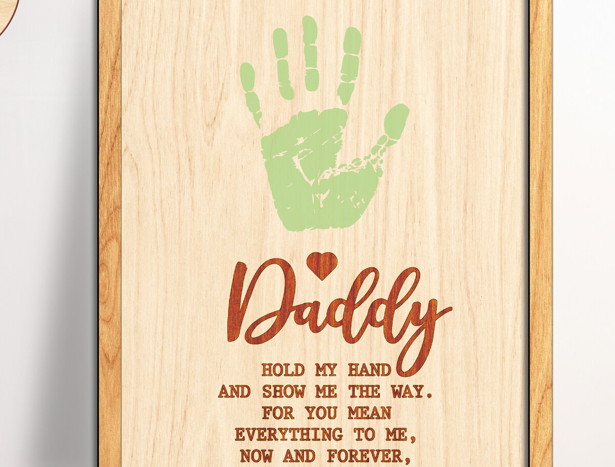 Σετ των 3 Intra απο ξύλο plywood 3mm-4mm πάχος - Σημάδι για την Ημέρα του Πατέρα - Break Jhon Δίασταση 8x10 cm INTRAFABR-95503172