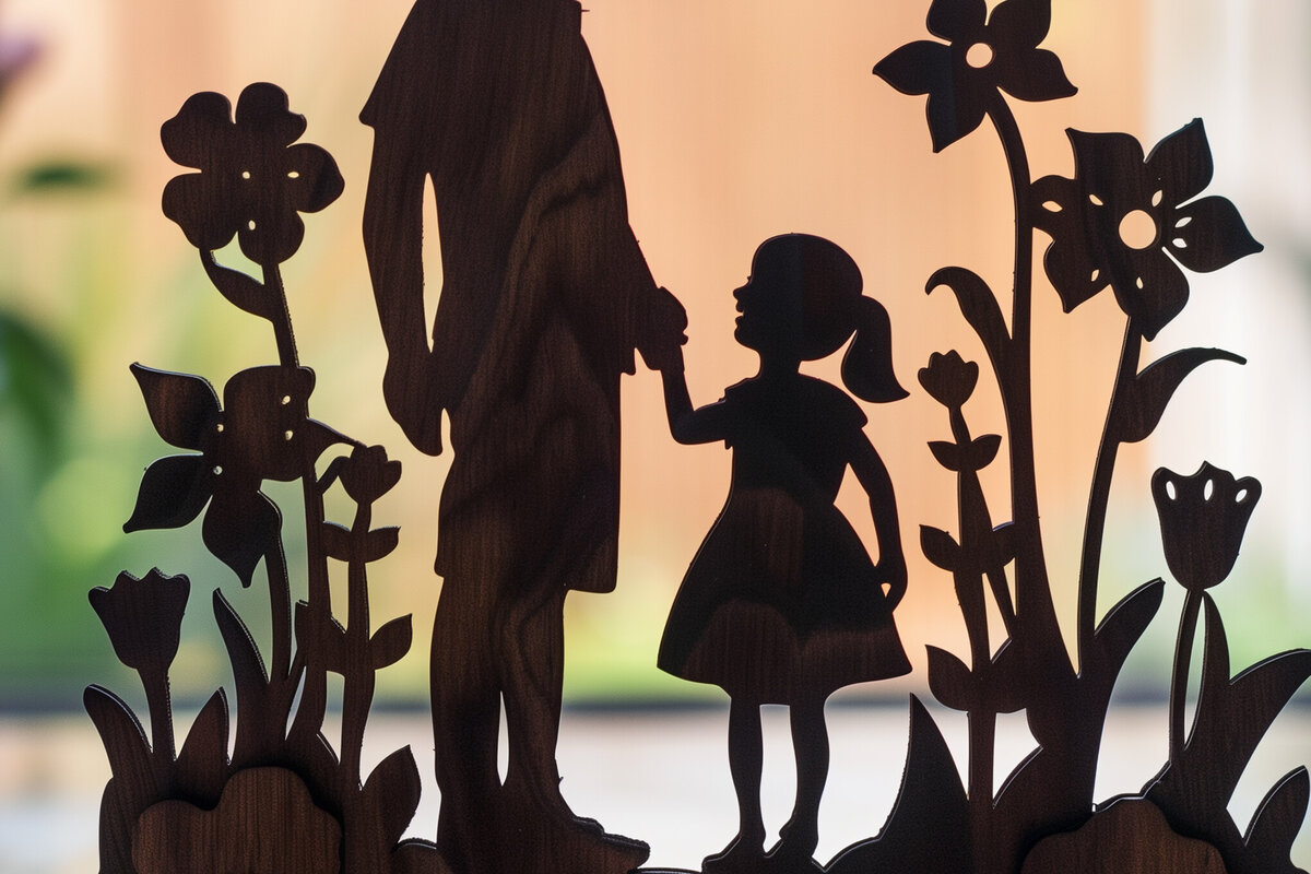 Intra απο ξύλο plywood 3mm-4mm πάχος -   κοπής με λέιζερ για την ημέρα του πατέρα Δίασταση 40x50 cm INTRAFABR-97779226