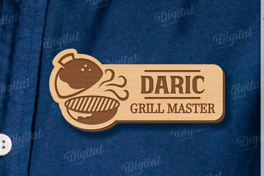 Intra απο ξύλο plywood 3mm-4mm πάχος - Ετικέτα για την Ημέρα του Πατέρα Δίασταση 30x20 cm INTRAFABR-120042124