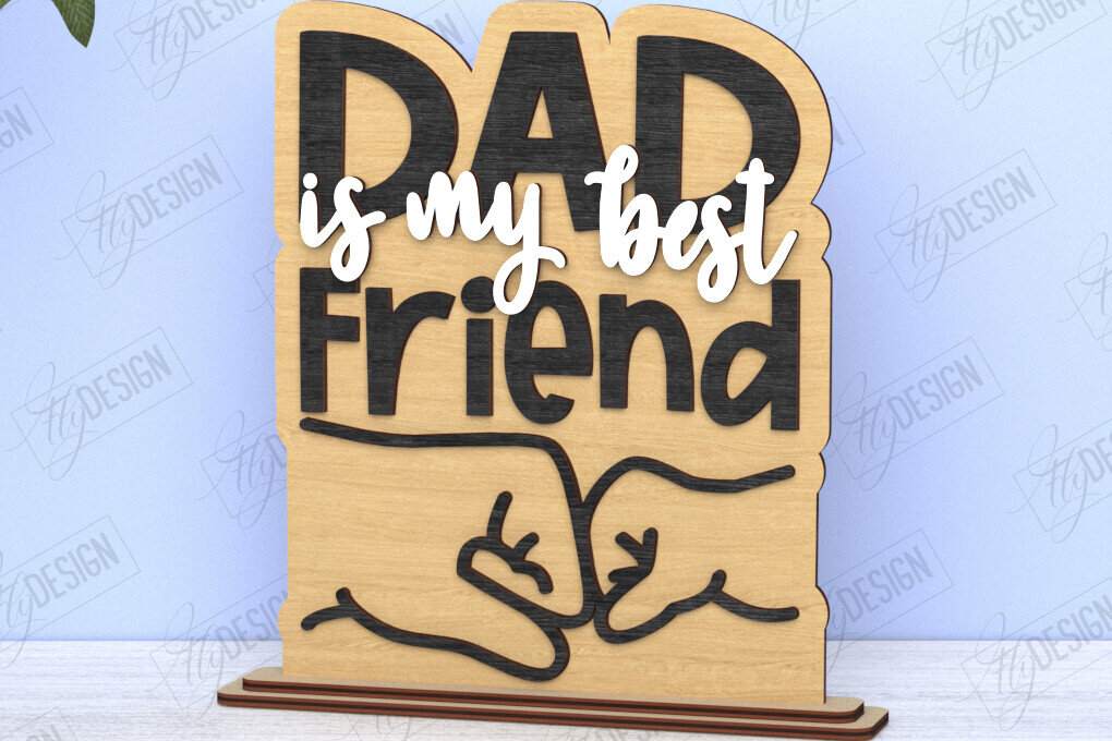 Intra απο ξύλο plywood 3mm-4mm πάχος - Πλακέτες για τη γιορτή του πατέρα | Δώρο για τον παππού Δίασταση 30x20 cm INTRAFABR-118824857