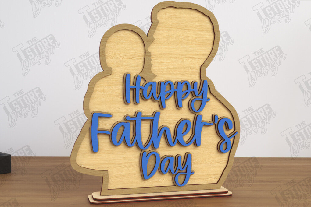 Intra απο ξύλο plywood 3mm-4mm πάχος - Πλακέτες για τη γιορτή του πατέρα | Δώρο για τον παππού Δίασταση 30x20 cm INTRAFABR-118945690