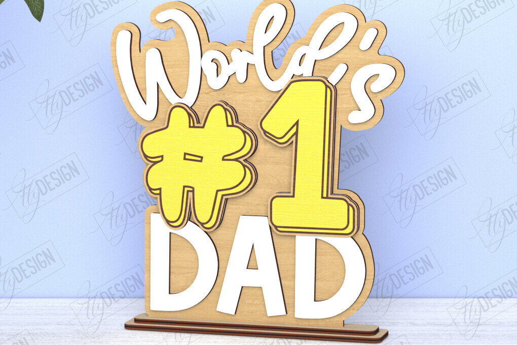 Intra απο ξύλο plywood 3mm-4mm πάχος - Πλακέτες για τη γιορτή του πατέρα | Δώρο για τον παππού Δίασταση 30x20 cm INTRAFABR-118682933