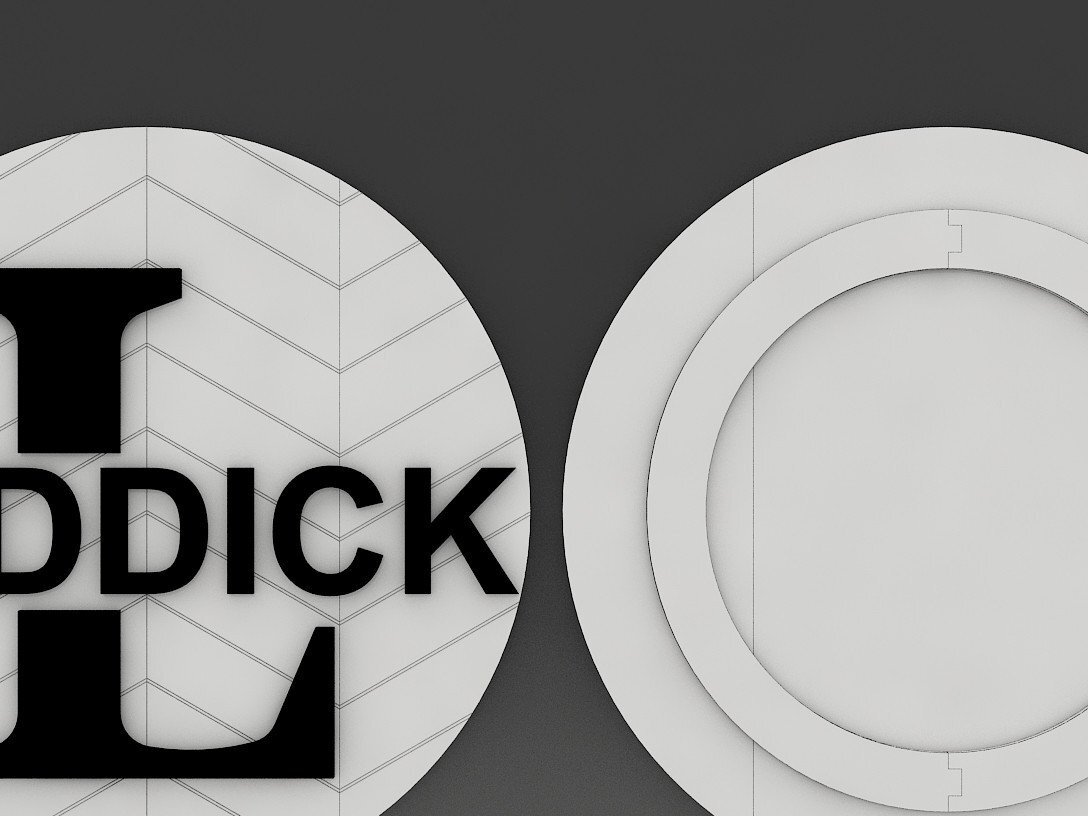 Intra απο ξύλο plywood 3mm-4mm πάχος - Μοτίβο κοπής λέιζερ ονομαστικής πινακίδας faux Shiplap Δίασταση 30x20 cm INTRAFABR-39087790