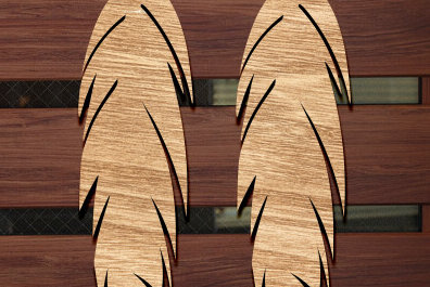 Σετ των 3 Intra απο ξύλο plywood 3mm-4mm πάχος - Σκουλαρίκι με φτερά Laser Cut  Δίασταση 3x3 cm INTRAFABR-91208838