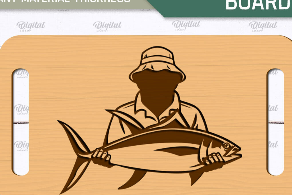 Intra απο ξύλο plywood 3mm-4mm πάχος - σανίδα κοπής ψαρέματος Δίασταση 30x20 cm INTRAFABR-97087611