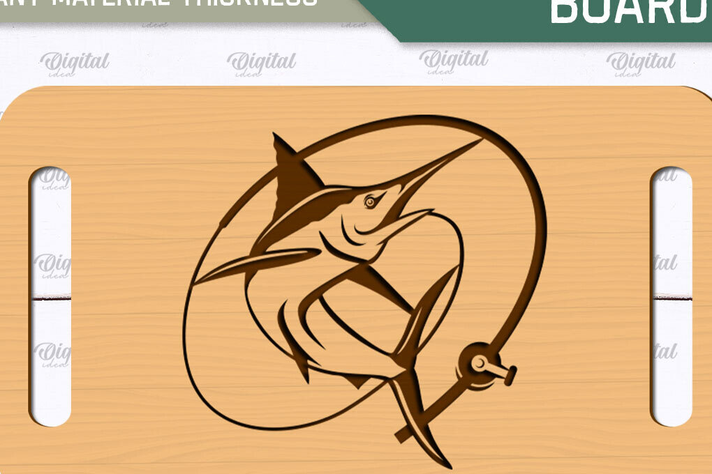 Intra απο ξύλο plywood 3mm-4mm πάχος - σανίδα κοπής ψαρέματος Δίασταση 30x20 cm INTRAFABR-97087721