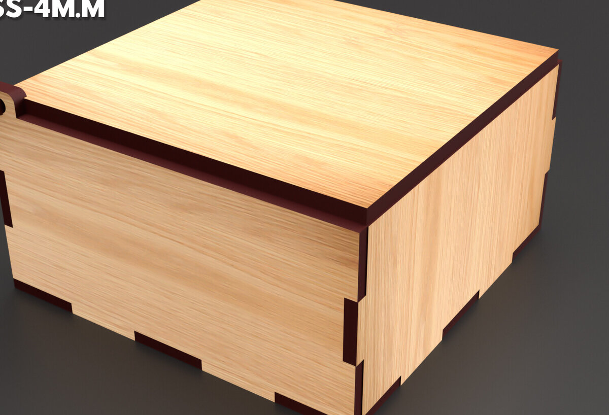 Σετ των 2 Intra απο ξύλο plywood 3mm-4mm πάχος - Flip Box, Καπάκια  Laser Cut 19 Δίασταση 30x20 cm INTRAFABR-86667792