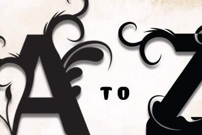 Intra απο ξύλο plywood 3mm-4mm πάχος - Floral Alphabet Laser Cut  Δίασταση 30x20 cm INTRAFABR-35206967