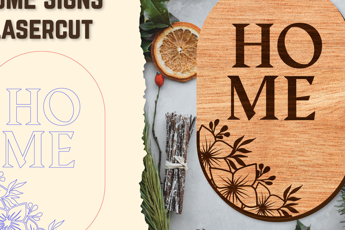 Σετ των 3 Intra απο ξύλο plywood 3mm-4mm πάχος - Floral ξύλινες πινακίδες κοπής με λέιζερ Δίασταση 20x20 cm INTRAFABR-122659684