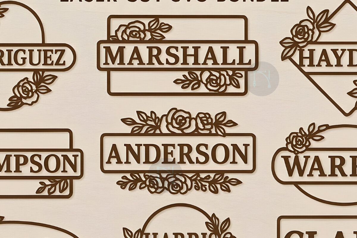 Σετ των 3 Intra απο ξύλο plywood 3mm-4mm πάχος - Πακέτο  με λουλούδια με λέιζερ Δίασταση 4x4 cm INTRAFABR-125386882