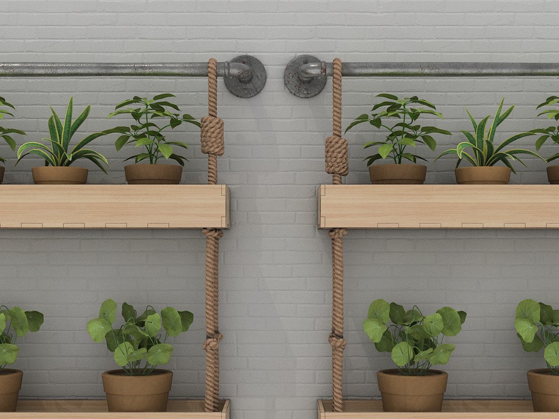 Intra απο ξύλο plywood 3mm-4mm πάχος - Floral Planter Box  Θήκη για γλάστρα Δίασταση 30x20 cm INTRAFABR-42343932