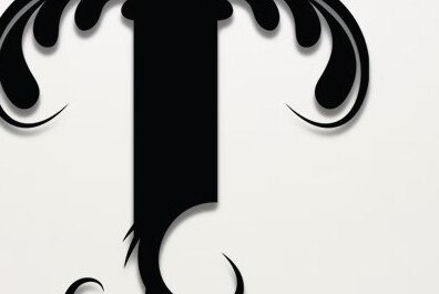 Intra απο ξύλο plywood 3mm-4mm πάχος - Floral T Letter Cut Laser  Δίασταση 30x20 cm INTRAFABR-35147524