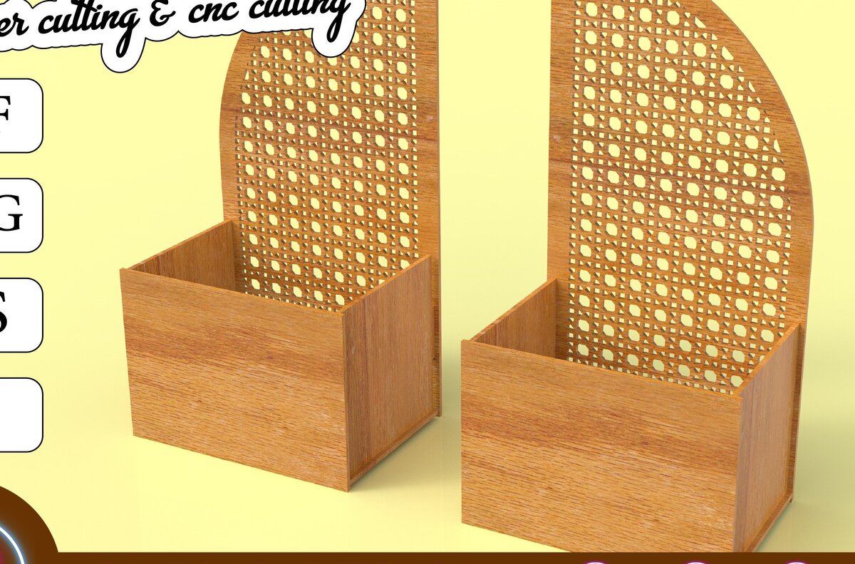 Intra απο ξύλο plywood 3mm-4mm πάχος - Καλάθι λουλουδιών για  Δίασταση 20x20 cm INTRAFABR-33486889