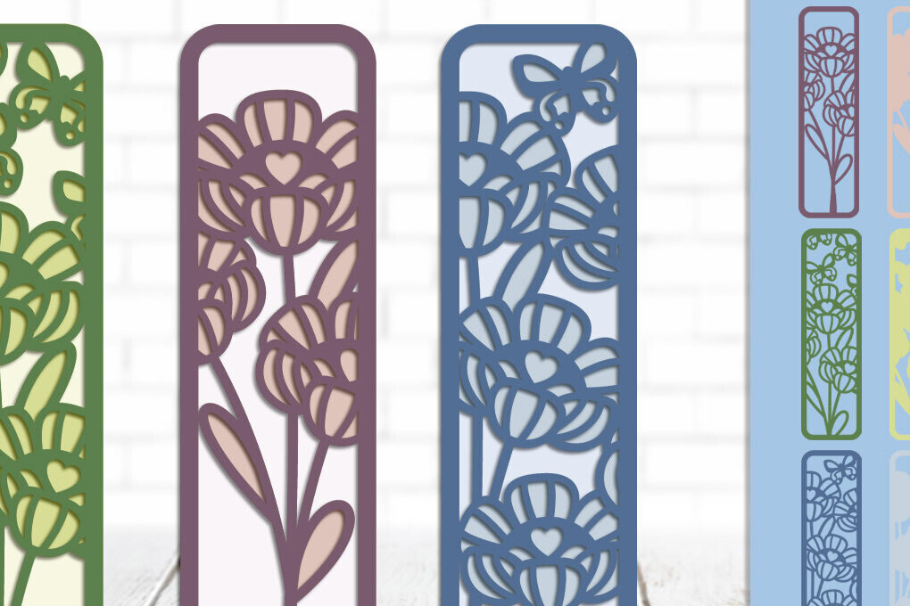 Intra απο ξύλο plywood 3mm-4mm πάχος - Σελιδοδείκτες λουλουδιών  Χάρτινο με στρώσεις Δίασταση 30x20 cm INTRAFABR-119487653