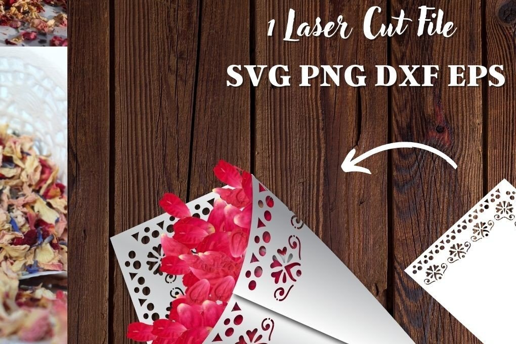 Intra απο ξύλο plywood 3mm-4mm πάχος - Κώνος λουλουδιών για πέταλα  Δίασταση 30x20 cm INTRAFABR-34159804