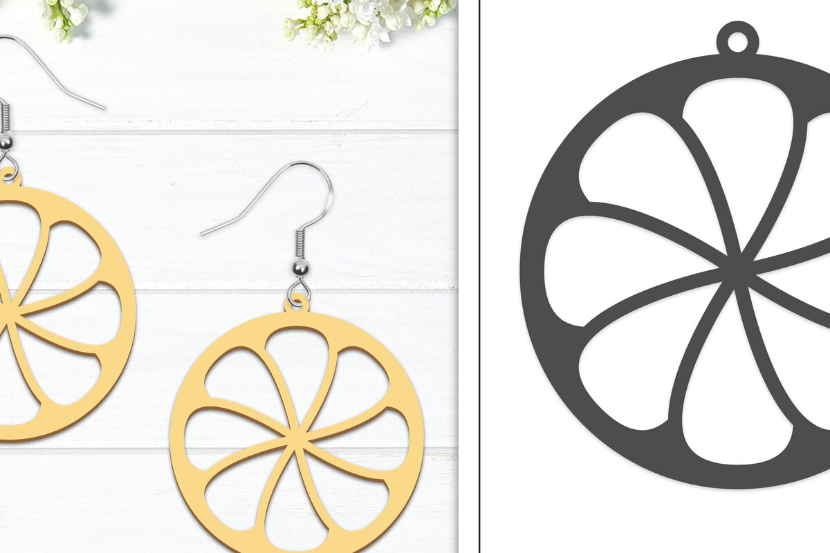 Σετ των 3 Intra απο ξύλο plywood 3mm-4mm πάχος - Σκουλαρίκια λουλουδιών | Σκουλαρίκια  Δίασταση 3x3 cm INTRAFABR-102949985