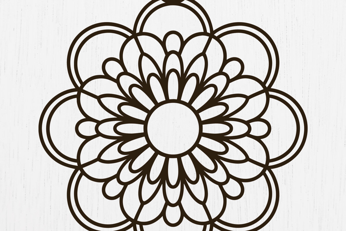 Σετ των 3 Intra απο ξύλο plywood 3mm-4mm πάχος - Σκουλαρίκια λουλουδιών Laser Cut Σχέδιο  13 Δίασταση 3x3 cm INTRAFABR-122818213