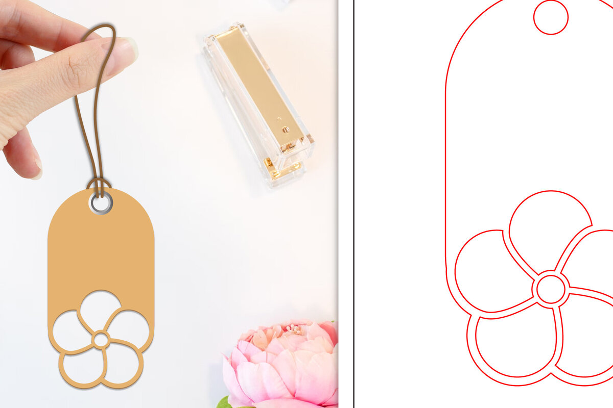 Intra απο ξύλο plywood 3mm-4mm πάχος - Ετικέτες δώρου λουλουδιών  | Ετικέτες  Δίασταση 30x20 cm INTRAFABR-103235925