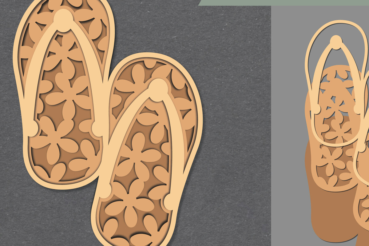 Σετ των 2 Intra απο ξύλο plywood 3mm-4mm πάχος - Διακόσμηση σαγιονάρας με λουλούδια κοπής με λέιζερ Δίασταση 20x20 cm INTRAFABR-111488443